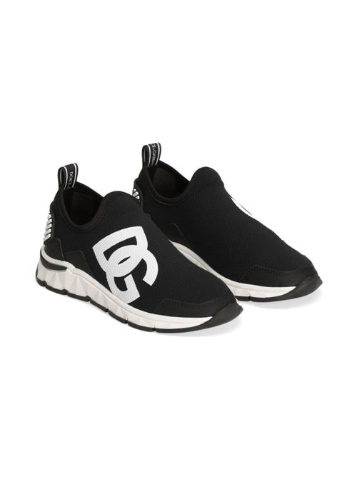 Scarpa slip on unisex Dolce e Gabbana Kids nera Dolce & Gabbana Kids | DA5274AU5698B939